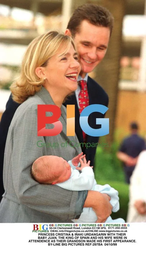 Princess Cristina & Iaki Urdangarin with son