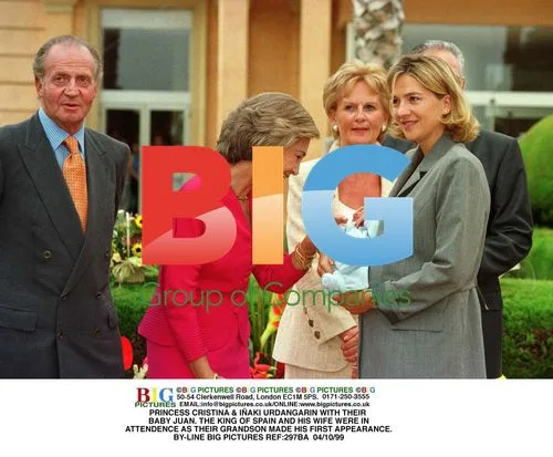 Princess Cristina and Iaki Urdangarin with baby Juan