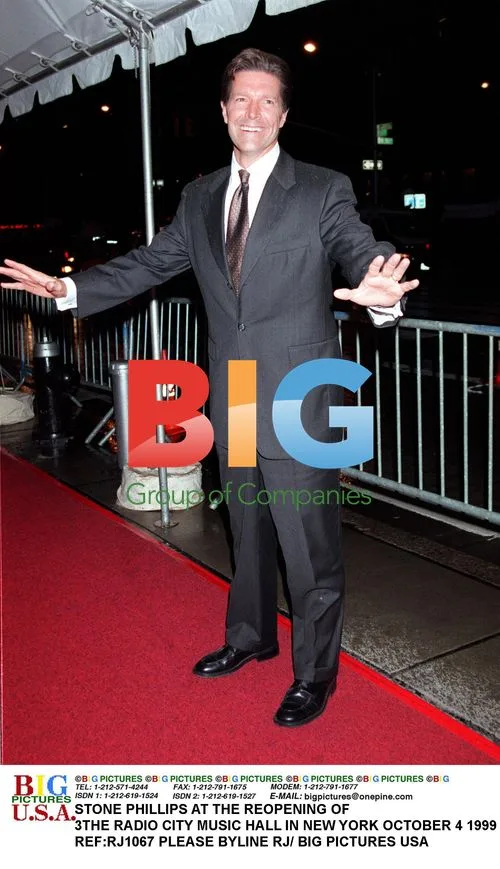Stone Phillips at Radio City Music Hall Reopening