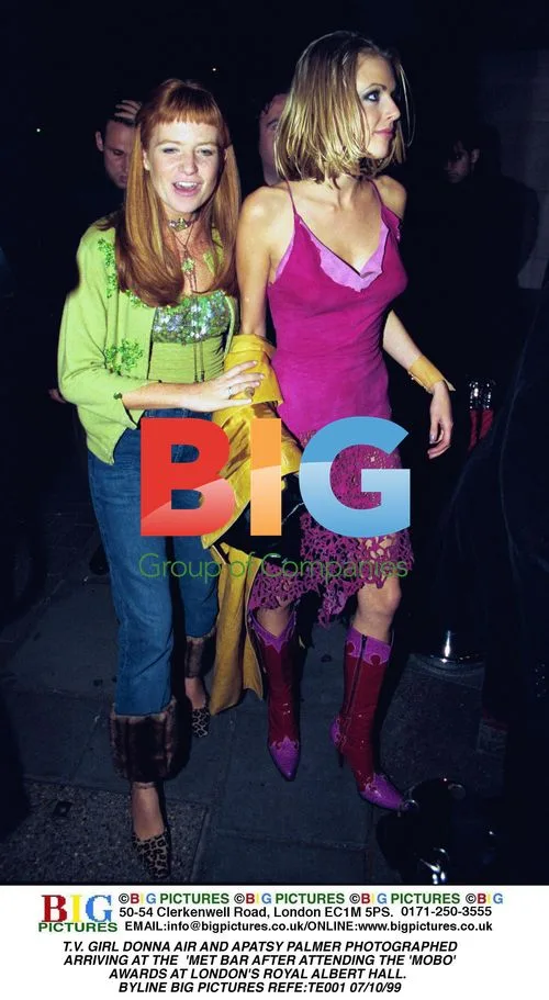 Donna Air and Patsy Palmer at the Met Bar