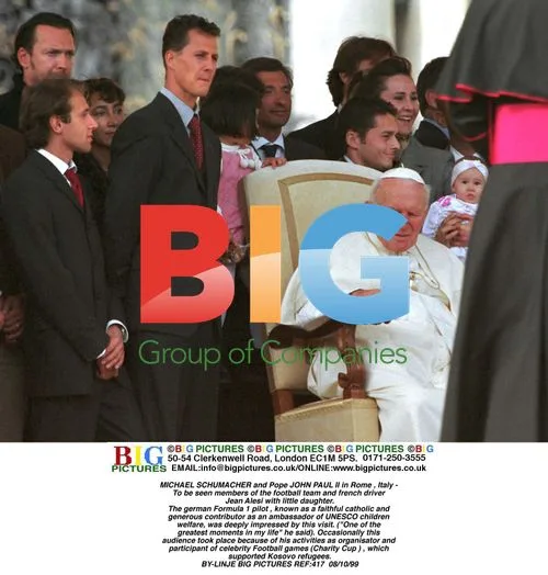 Michael Schumacher Meets the Pope