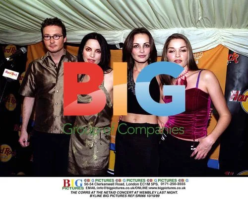 The Corrs at the NetAid Concert at Wembley