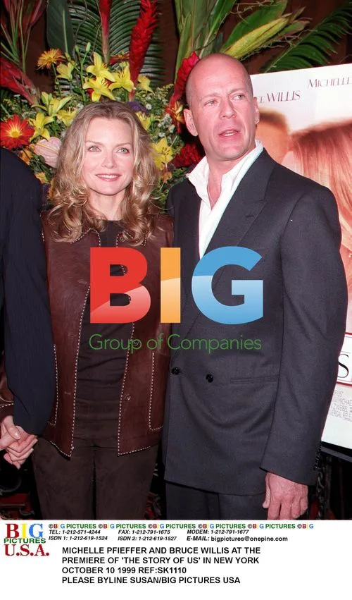 Michelle Pfeiffer and Bruce Willis at 'The Story of Us' Premiere