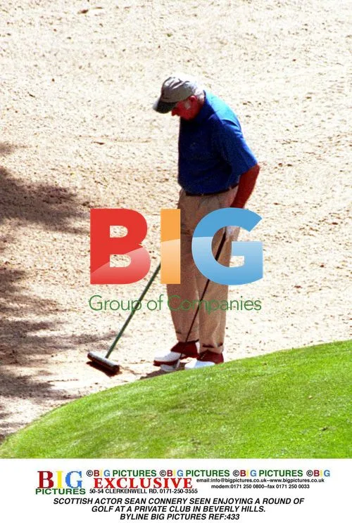 Sean Connery Golfing in Beverly Hills