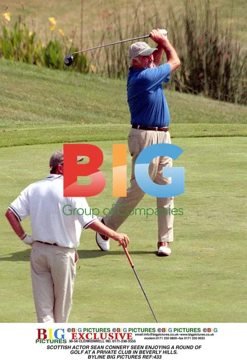 Sean Connery Golfing in Beverly Hills