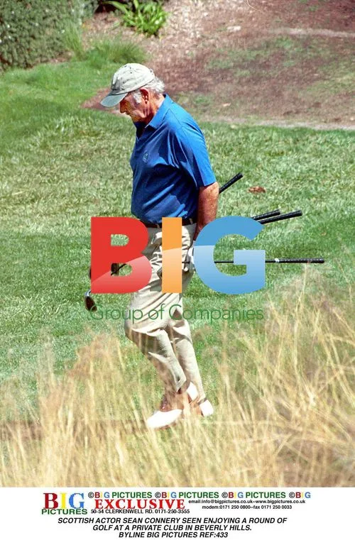 Sean Connery Golfing in Beverly Hills
