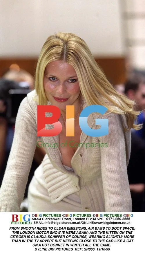 Claudia Schiffer at London Motor Show
