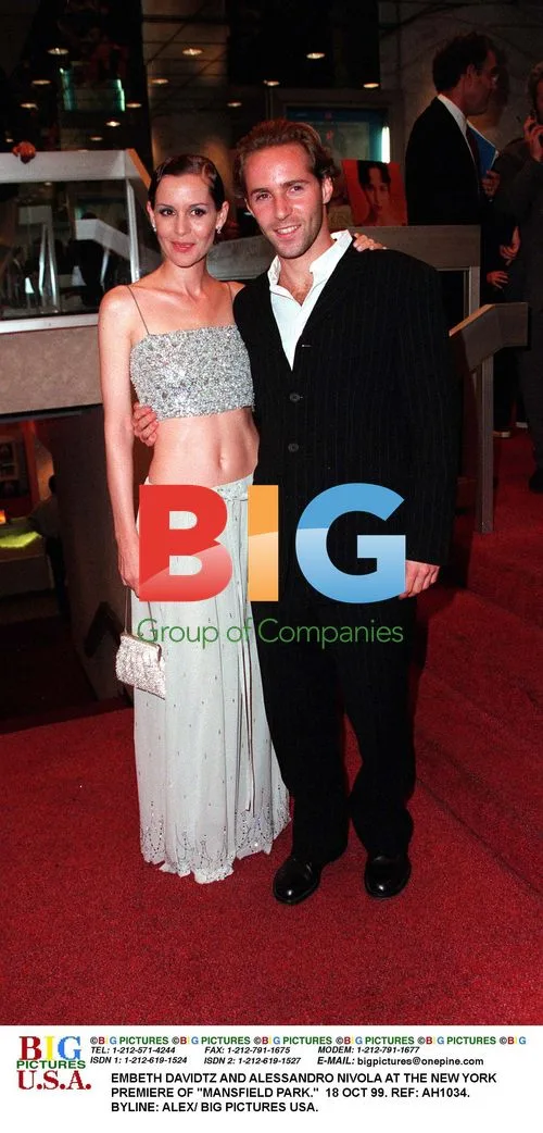 Embeth Davidtz and Alessandro Nivola at Mansfield Park Premiere