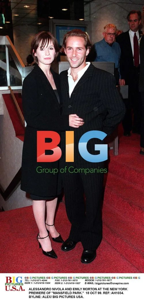 ALESSANDRO NIVOLA AND EMILY MORTON AT MANSFIELD PARK PREMIERE