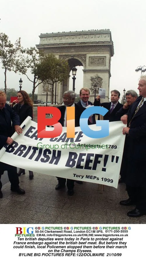 British Deputies Protest Beef Embargo in Paris