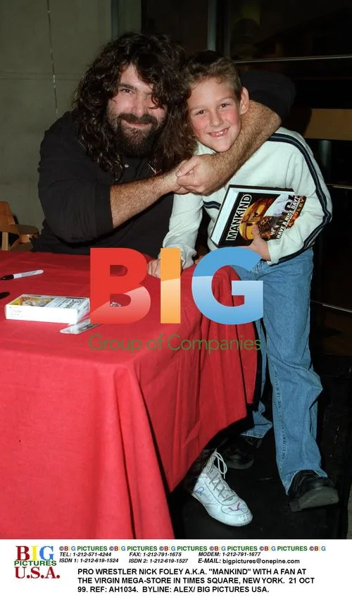 Nick Foley 'Mankind' at Virgin Megastore, NYC