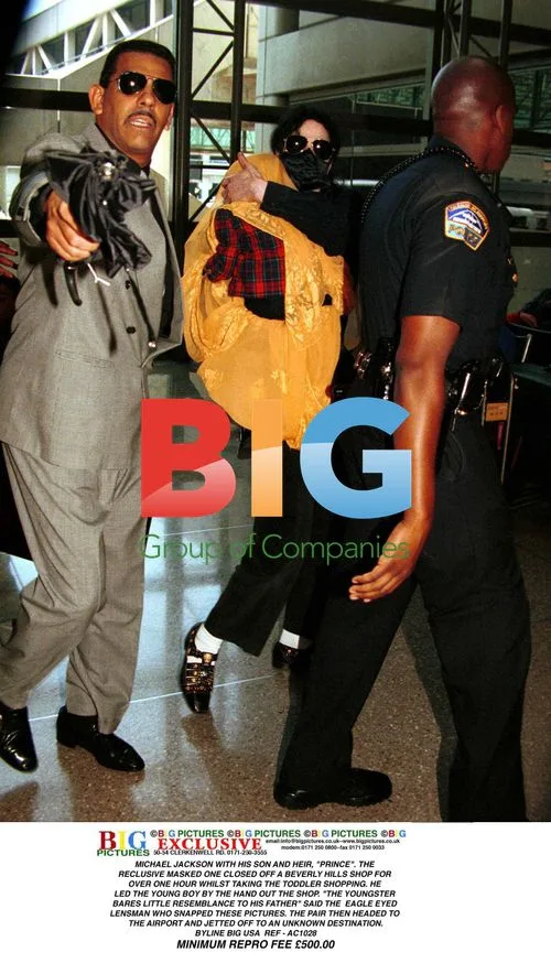 Michael Jackson With Son Prince