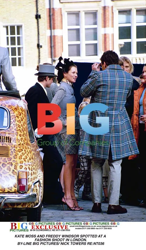 Kate Moss and Freddy Windsor at London Fashion Shoot
