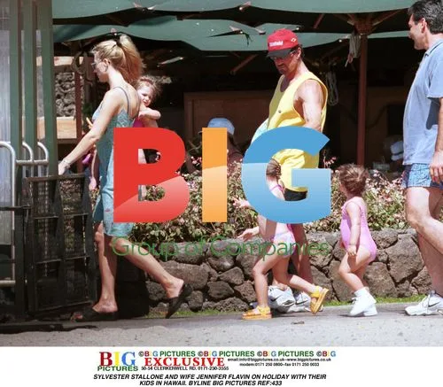 Stallone Family Vacation in Hawaii