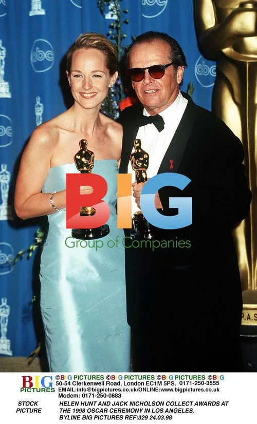 Helen Hunt and Jack Nicholson at 1998 Oscars