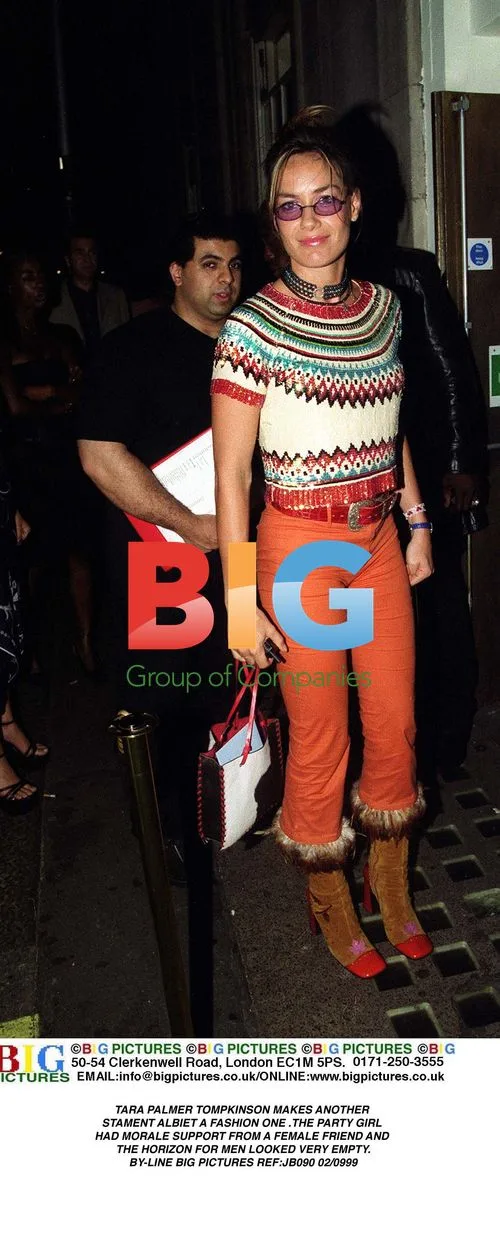 Tara Palmer-Tomkinson's Bold Fashion Statement