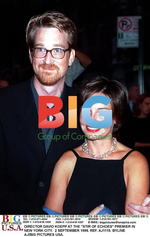 Director David Koepp and Wife at "Stir of Echoes" Premiere