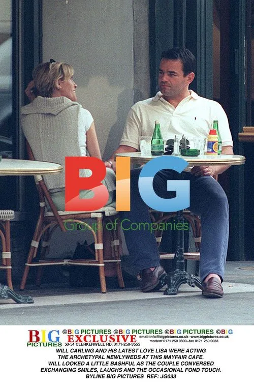 WILL CARLING AND LISA AT MAYFAIR CAFE