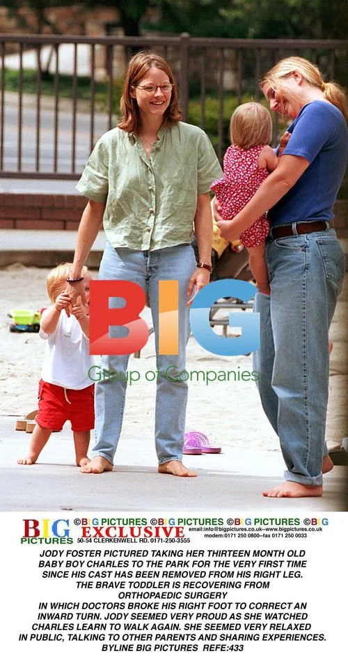 Jodie Foster and Son at Park