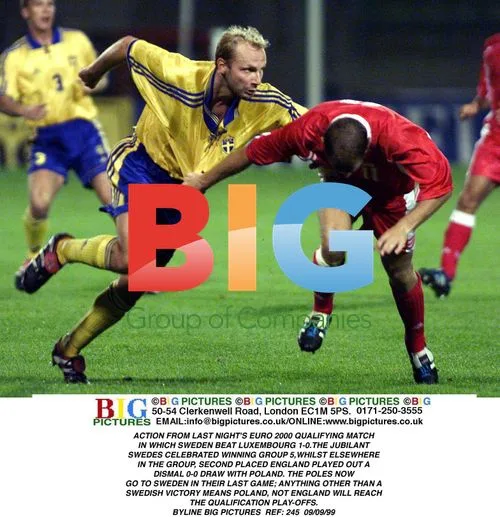 Sweden Beats Luxembourg 1-0 in EURO 2000 Qualifier