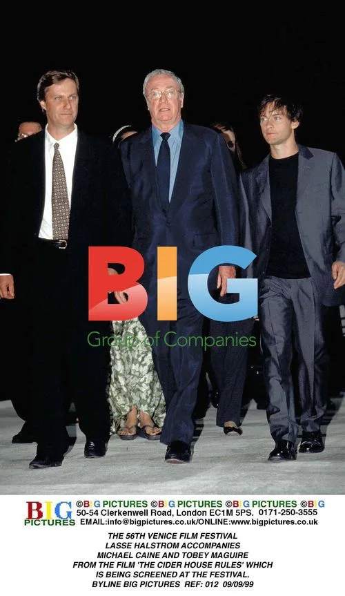 Michael Caine and Tobey Maguire at Venice Film Festival