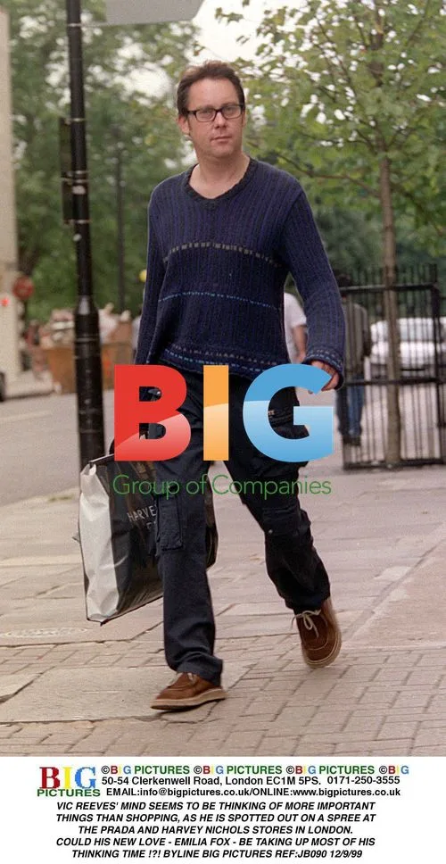 Vic Reeves Spotted Shopping in London