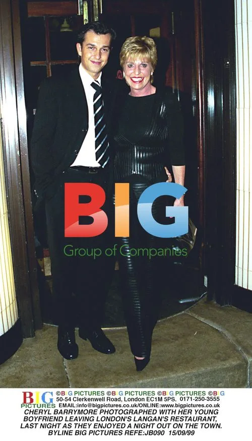 Cheryl Barrymore and Boyfriend Leaving London Restaurant
