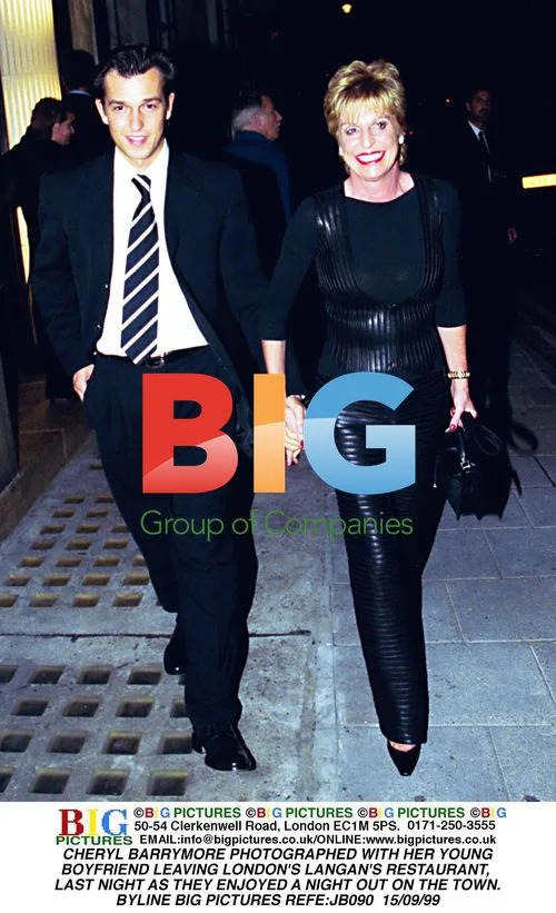 Cheryl Barrymore and Boyfriend Spotted in London
