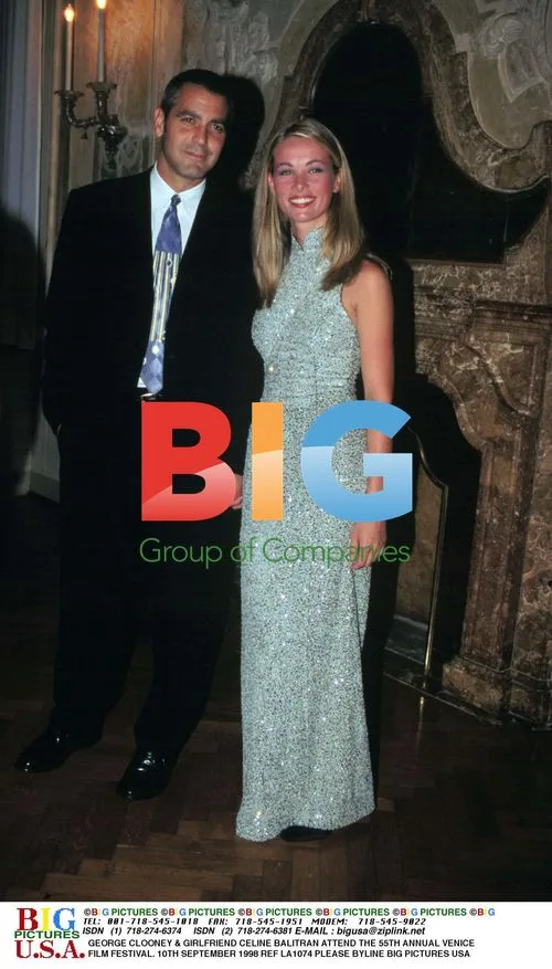 George Clooney & Celine Balitran at Venice Film Festival