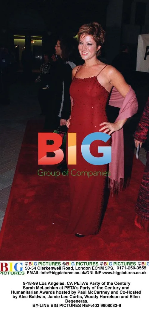 Sarah McLachlan at PETA Awards in LA