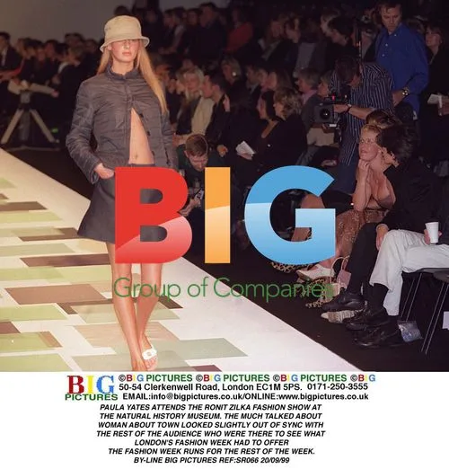 Paula Yates at Ronit Zilka Fashion Show