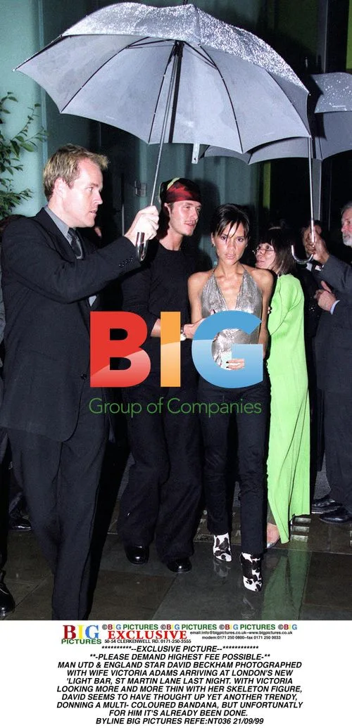 David Beckham & Victoria Adams at Light Bar