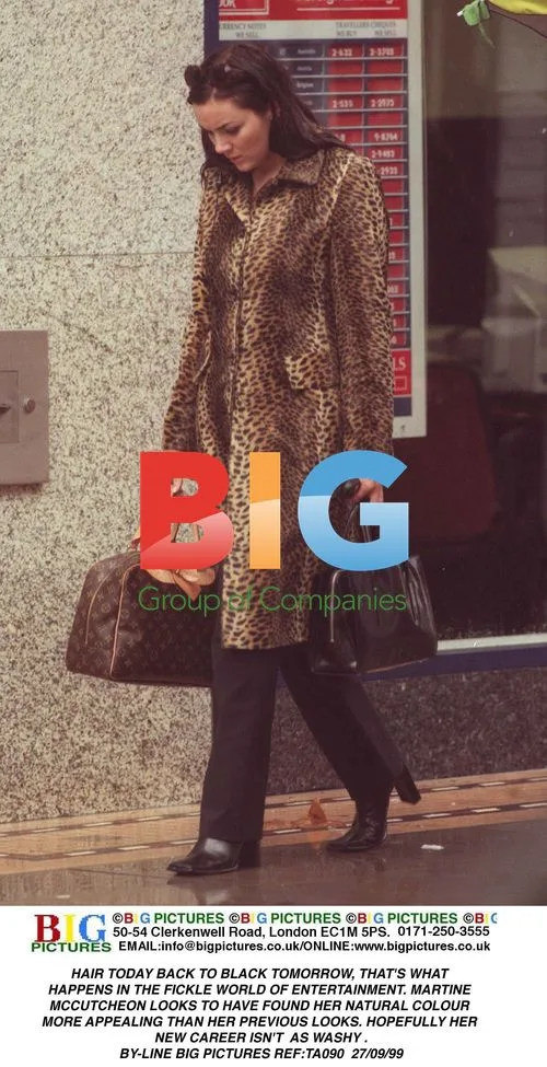 Martine McCutcheon's New Hair Color