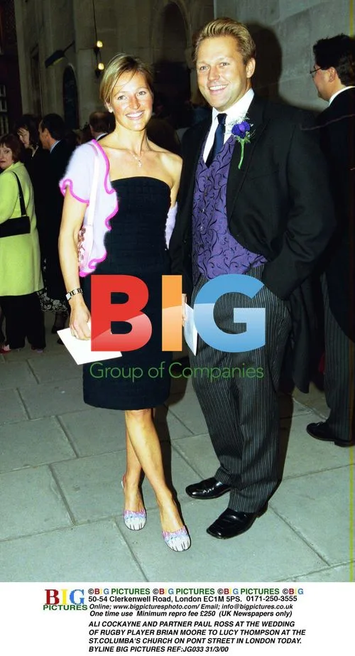 Ali Cockayne and Paul Ross at Brian Moore's Wedding