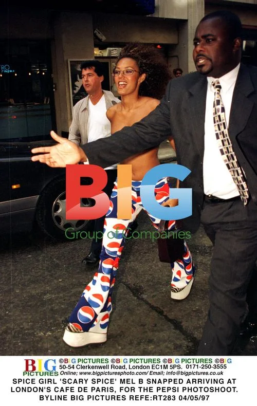 Mel B 'Scary Spice' Arrives for Pepsi Photoshoot