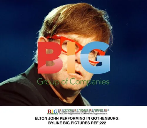 ELTON JOHN Performing in Gothenburg
