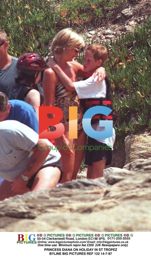 Princess Diana on Holiday in St Tropez