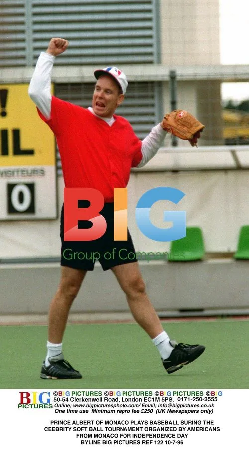 Prince Albert Plays Baseball at Monaco Tournament
