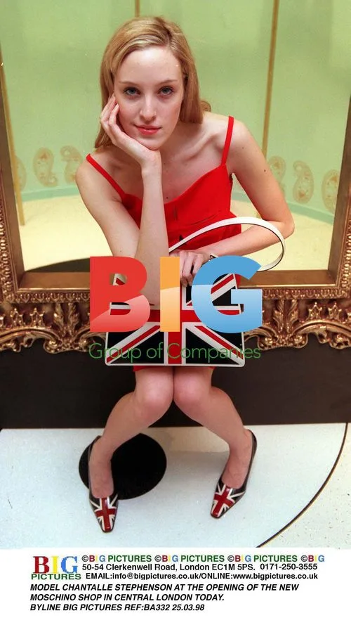 Model Chantalle Stephenson at Moschino Shop Opening