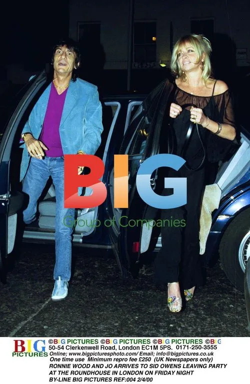 Ronnie Wood and Jo at Sid Owen's Farewell Party