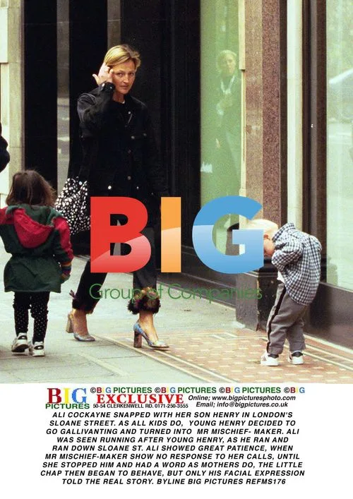 Ali Cockayne Chasing Son Henry in London