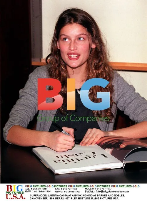 Laetitia Casta at Barnes & Noble Book Signing