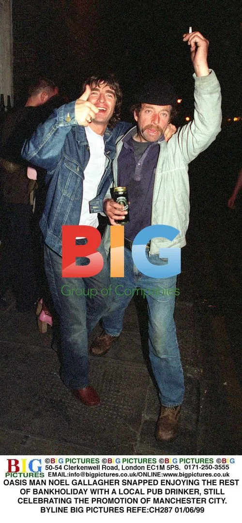 Noel Gallagher Celebrates Man City Promotion