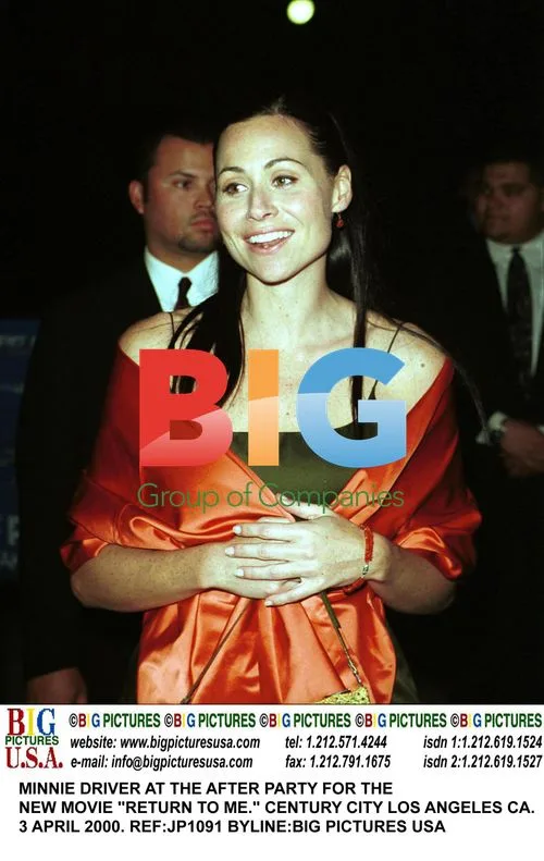 Minnie Driver at "Return to Me" After Party