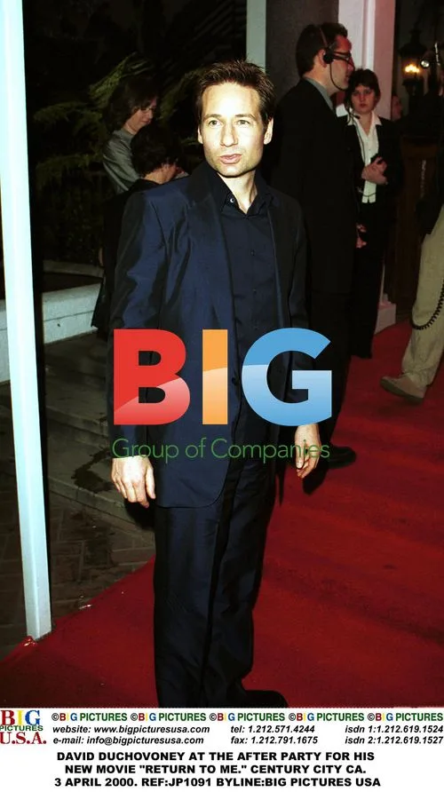 David Duchovny at 'Return to Me' afterparty