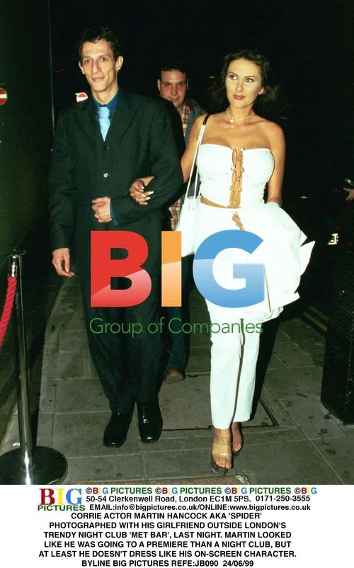 Corrie actor Martin Hancock photographed with girlfriend