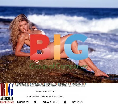 Lisa Natalie Hogan Bikini Beach Photoshoot