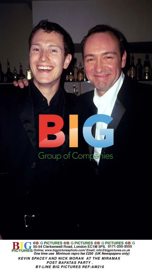 Kevin Spacey and Nick Moran at BAFTA Party