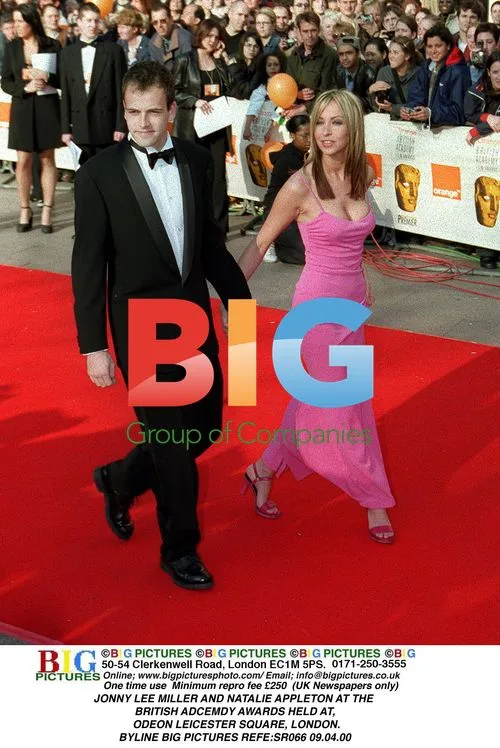Jonny Lee Miller and Natalie Appleton at British Academy Awards