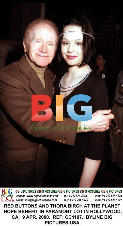 Red Buttons and Thora Birch at Planet Hope Benefit